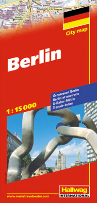 Berlin: City Map by Hallwag (2010)