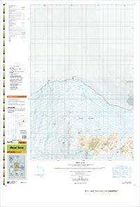 ME15 Mount Terror Topographic Map by Land Information New Zealand (2012)