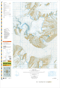 MN04 Midnight Plateau Topographic Map by Land Information New Zealand (2012)
