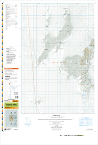 MC06 Coombs Hill Topographic Map by Land Information New Zealand (2012)