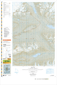 ME08 Lake Vanda Topographic Map by Land Information New Zealand (2012)