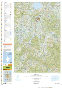 AW28 Kaikohe Topographic Map by Land Information New Zealand (2013)