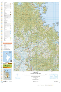 AW30 Whangaruru Topographic Map by Land Information New Zealand (2013)