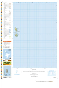 AW32 Poor Knights Islands Topographic Map by Land Information New Zealand (2011)