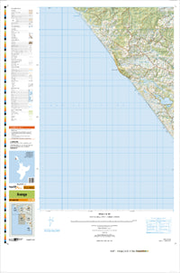 AX27 Aranga Topographic Map by Land Information New Zealand (2011)