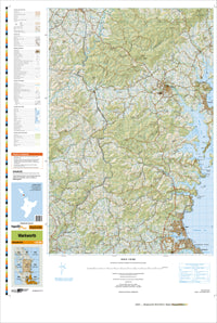 AZ31 Warkworth Topographic Map by Land Information New Zealand (2013)
