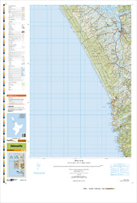 BA30 Helensville Topographic Map by Land Information New Zealand (2013)