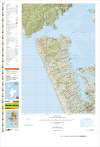 BB31 Manukau Harbour Topographic Map by Land Information New Zealand (2010)