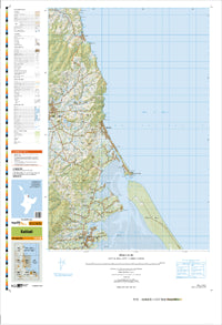 BC36 Katikati Topographic Map by Land Information New Zealand (2013)
