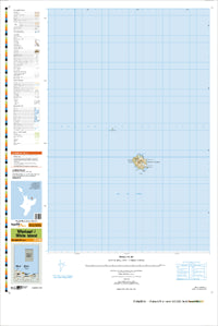 BC40 & BD40 Whakaari, White Island Topographic Map by Land Information New Zealand (2009)