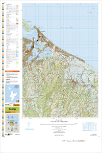 BD37 Tauranga Topographic Map by Land Information New Zealand (2013)