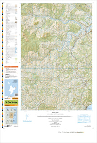 BE44 Te Puia Springs Topographic Map by Land Information New Zealand (2009)