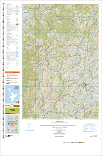 BF32 Piopio Topographic Map by Land Information New Zealand (2009)