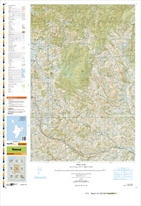 BF42 Matawai Topographic Map by Land Information New Zealand (2009)