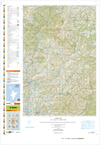 BF43 Te Karaka Topographic Map by Land Information New Zealand (2009)