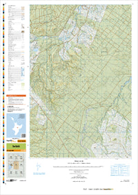 BG37 Iwitahi Topographic Map by Land Information New Zealand (2009)