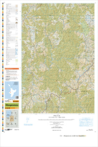 BH31 Whangamomona Topographic Map by Land Information New Zealand (2009)