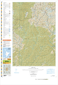 BH32 Tokirima Topographic Map by Land Information New Zealand (2013)