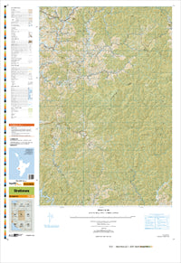 BJ31 Strathmore Topographic Map by Land Information New Zealand (2013)