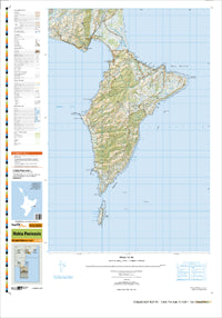 BJ43 Mahia Peninsula Topographic Map by Land Information New Zealand (2011)
