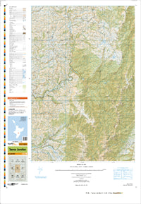 BK36 Taoroa Junction Topographic Map by Land Information New Zealand (2013)