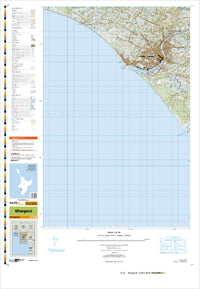 BL32 Wanganui Topographic Map by Land Information New Zealand (2013)