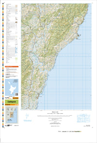BP36 Castlepoint Topographic Map by Land Information New Zealand (2012)