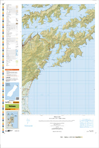 BQ29 Waikawa Topographic Map by Land Information New Zealand (2013)