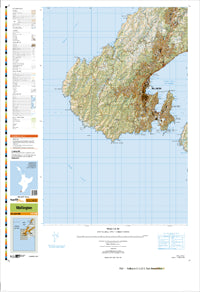 BQ31 Wellington Topographic Map by Land Information New Zealand (2012)