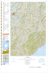BQ34 Martinborough Topographic Map by Land Information New Zealand (2013)