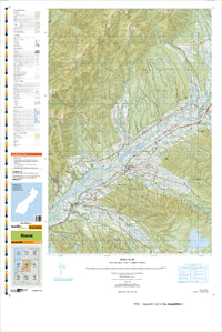 BT20 Ahaura Topographic Map by Land Information New Zealand (2010)