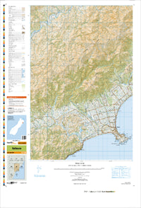 BT27 Kaikoura Topographic Map by Land Information New Zealand (2013)