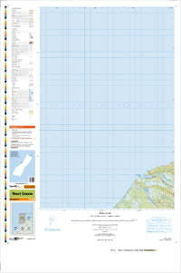 BV16 Mount Oneone Topographic Map by Land Information New Zealand (2009)