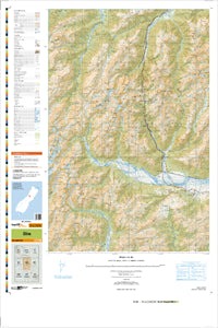 BV20 Otira Topographic Map by Land Information New Zealand (2013)