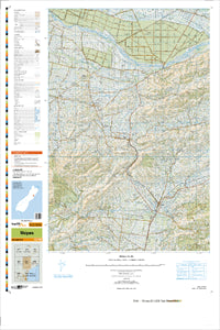 BV24 Waipara Topographic Map by Land Information New Zealand (2009)