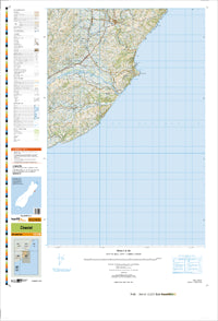 BV26 Cheviot Topographic Map by Land Information New Zealand (2013)