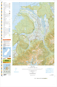 BW16 Whataroa Topographic Map by Land Information New Zealand (2013)