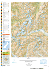 BW18 Whitcombe Pass Topographic Map by Land Information New Zealand (2013)