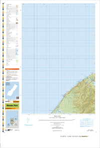 BX12 & BY12 Otumotu Point Topographic Map by Land Information New Zealand (2013)