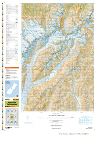 BX16 Mount Elie De Beaumont Topographic Map by Land Information New Zealand (2013)