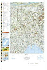 BX23 Lincoln Topographic Map by Land Information New Zealand (2012)