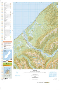 BY12 Haast Topographic Map by Land Information New Zealand (2013)