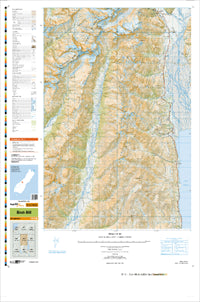 BY15 Birch Hill Topographic Map by Land Information New Zealand (2009)