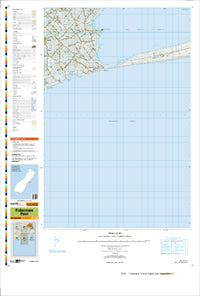 BY23 Fishermans Point Topographic Map by Land Information New Zealand (2009)