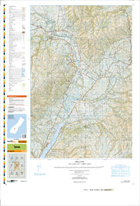 CB13 Tarras Topographic Map by Land Information New Zealand (2013)