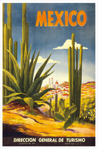 Vintage Travel Poster: Visit Mexico 1