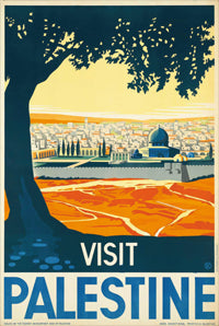 Vintage Travel Poster: Visit Palestine 1