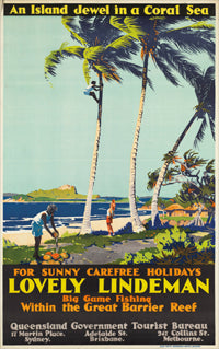 Vintage Travel Poster: Visit Queensland 1