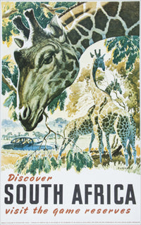 Vintage Travel Poster: Visit South Africa 1