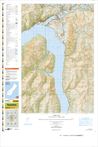 CC11 Queenstown Topographic Map by Land Information New Zealand (2013)
